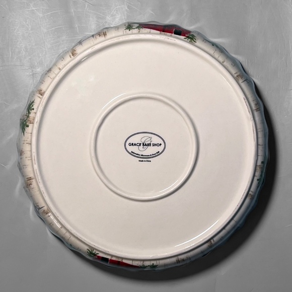 Snowman Quiche / Pie Pan - Picture 3 of 3